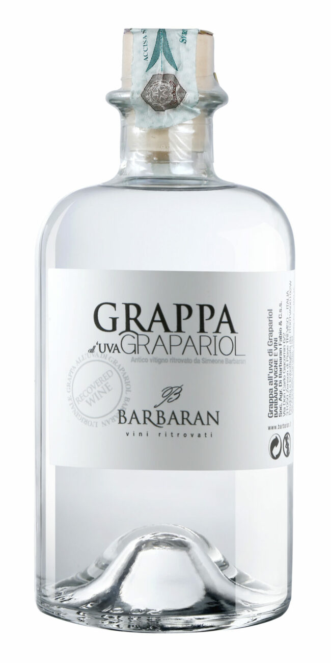 Grappa all'uva grapariol bianca